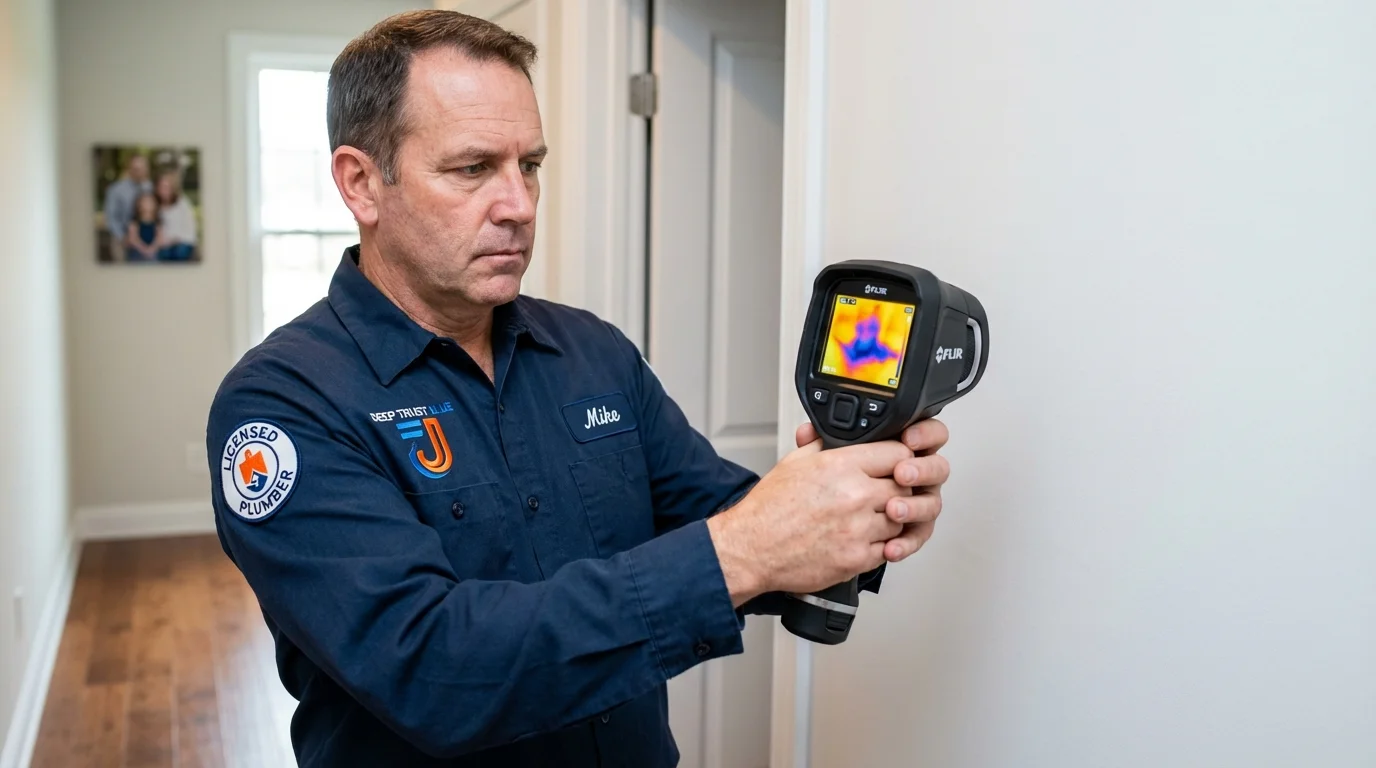 Thermal imaging leak detection by Johns Plumbing LLC in Jewett